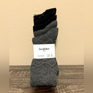 Goodfellow & Co Mens Casual Crew Socks 5 Pair